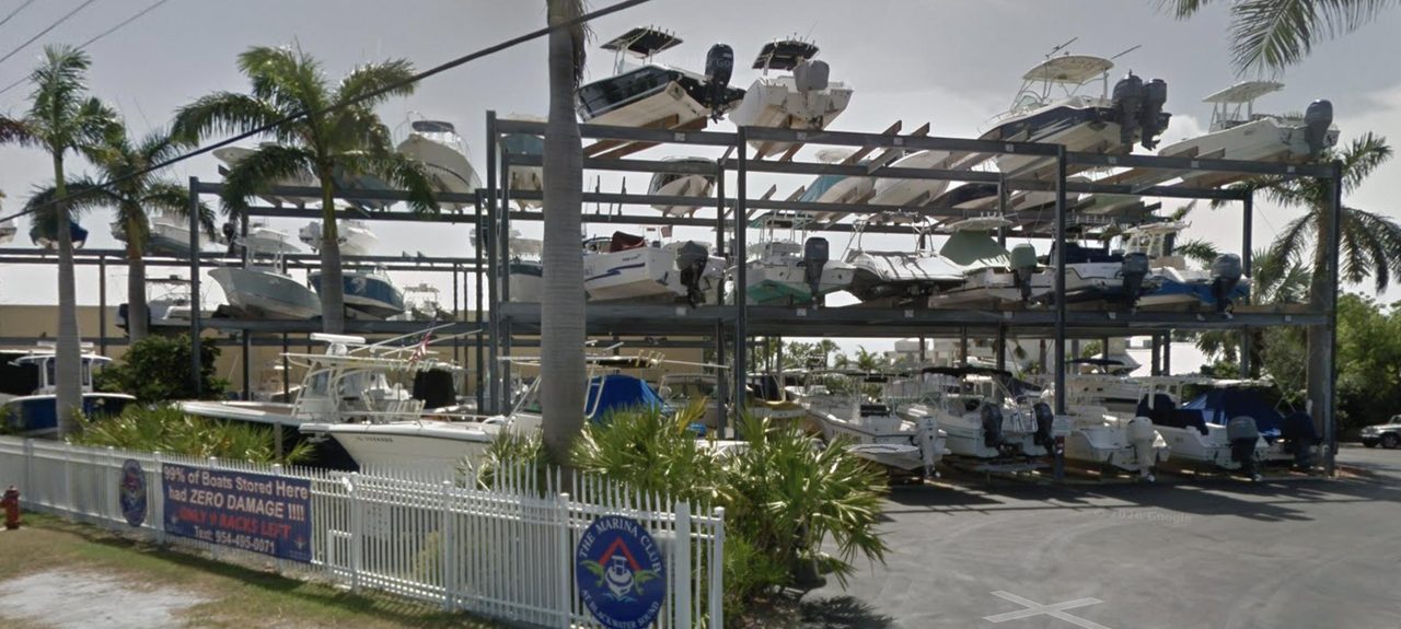 Real place that inspired Brian's Marina Boat Racks