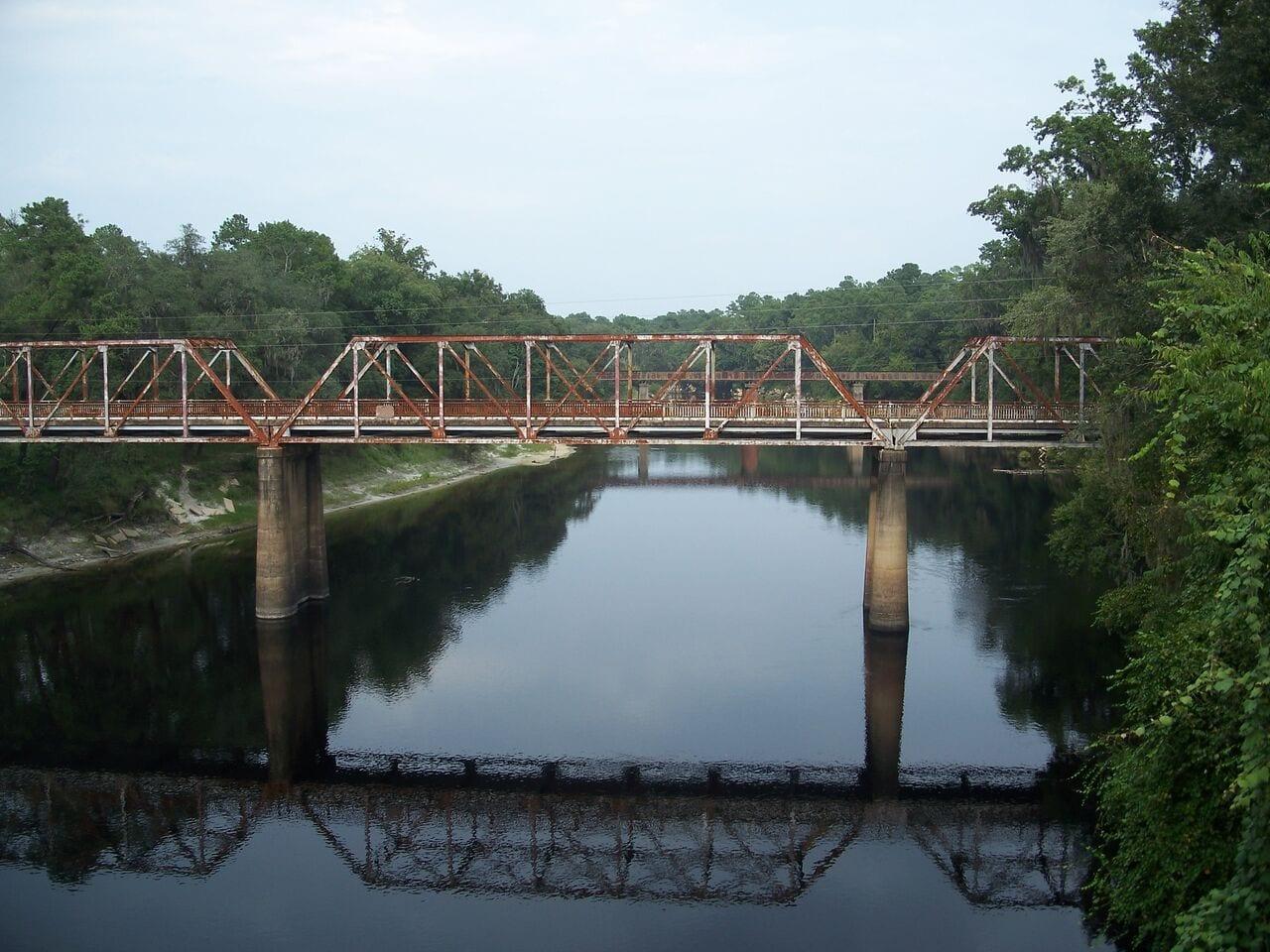 Real place that inspired Train Bridge